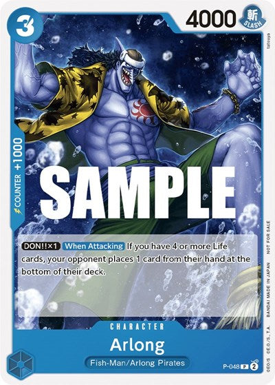 Arlong (Sealed Battle Kit Vol. 1) - P-048 - Promo - One Piece Promotion Cards