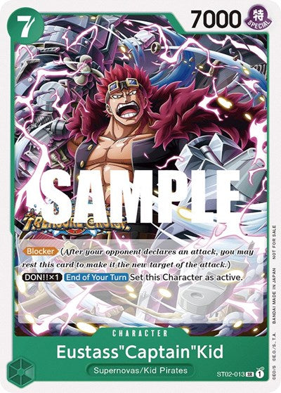 Eustass"Captain"Kid (Tournament Pack Vol. 5) - ST02-013 - Super Rare - One Piece Promotion Cards