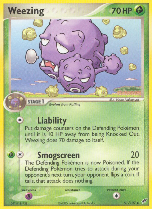 Weezing - 051/107 - Deoxys