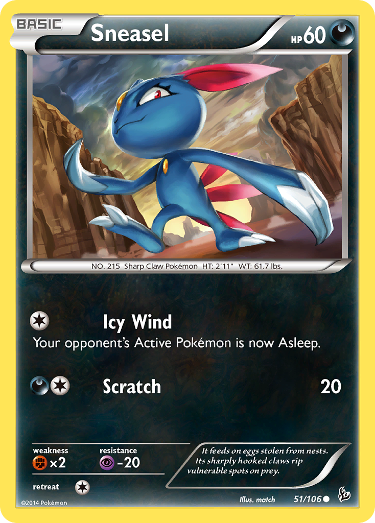 Sneasel - 051/106 - Flashfire