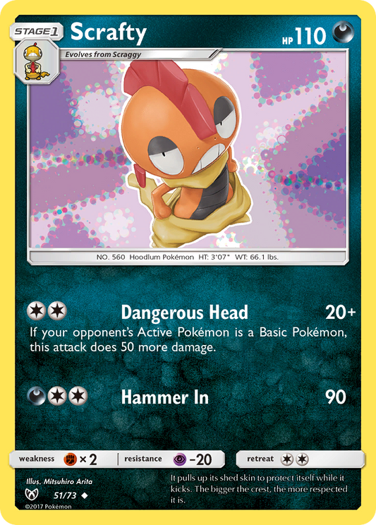 Scrafty - 51/73 - Shining Legends