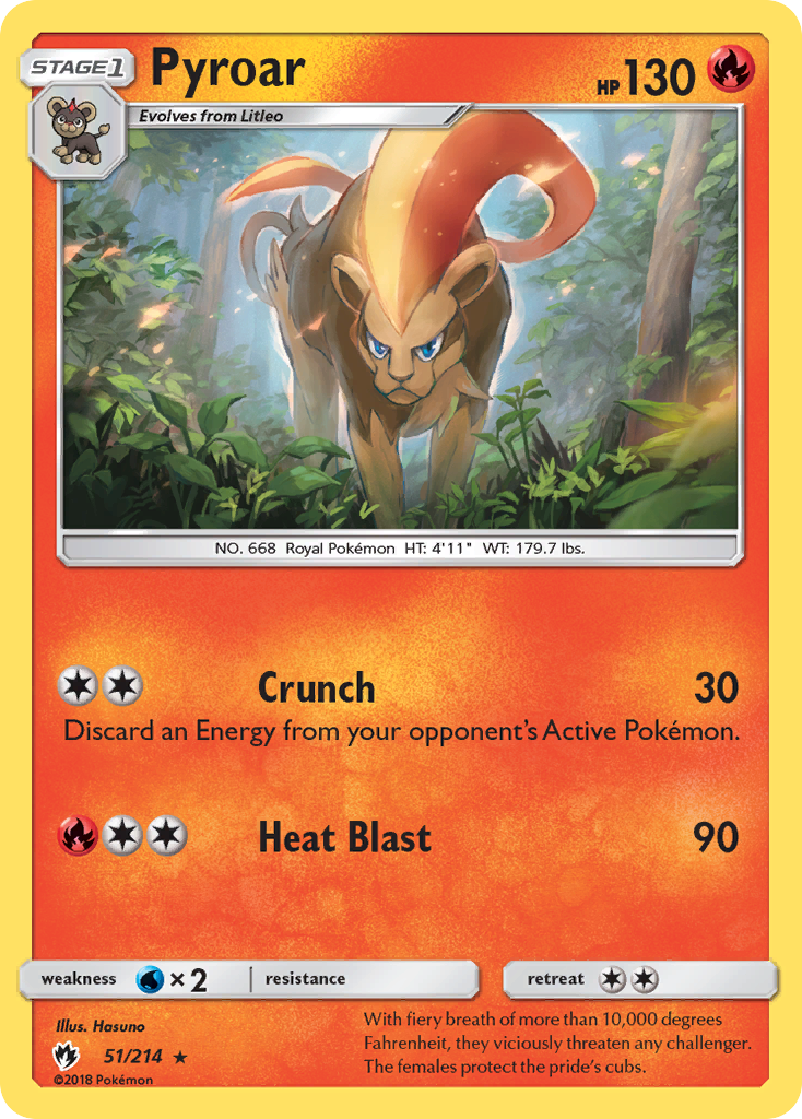 Pyroar - 051/214 - Lost Thunder