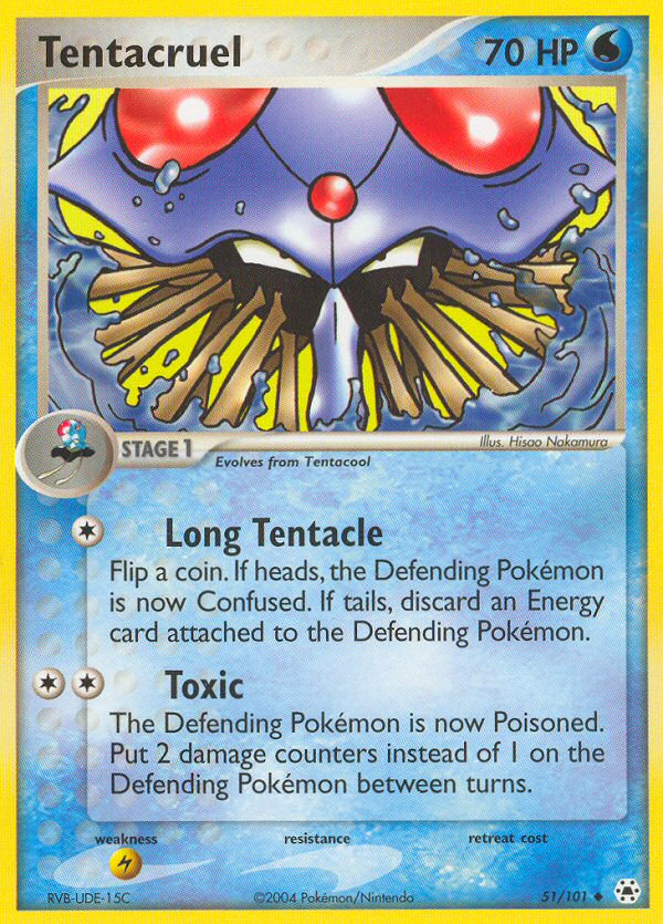 Tentacruel - 051/101 - Hidden Legends