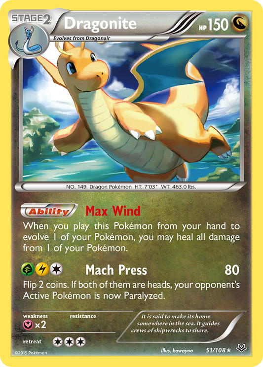 Dragonite - 051/108 - Roaring Skies