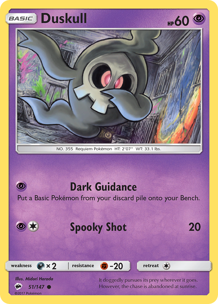 Duskull - 051/147 - Burning Shadows