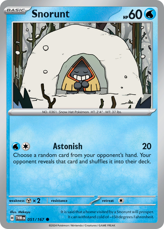 Snorunt - 051/167 - Twilight Masquerade