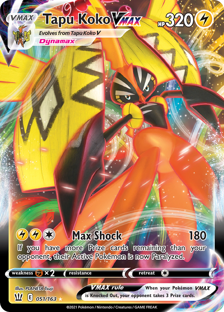 Tapu Koko VMAX - 051/163 - Battle Styles