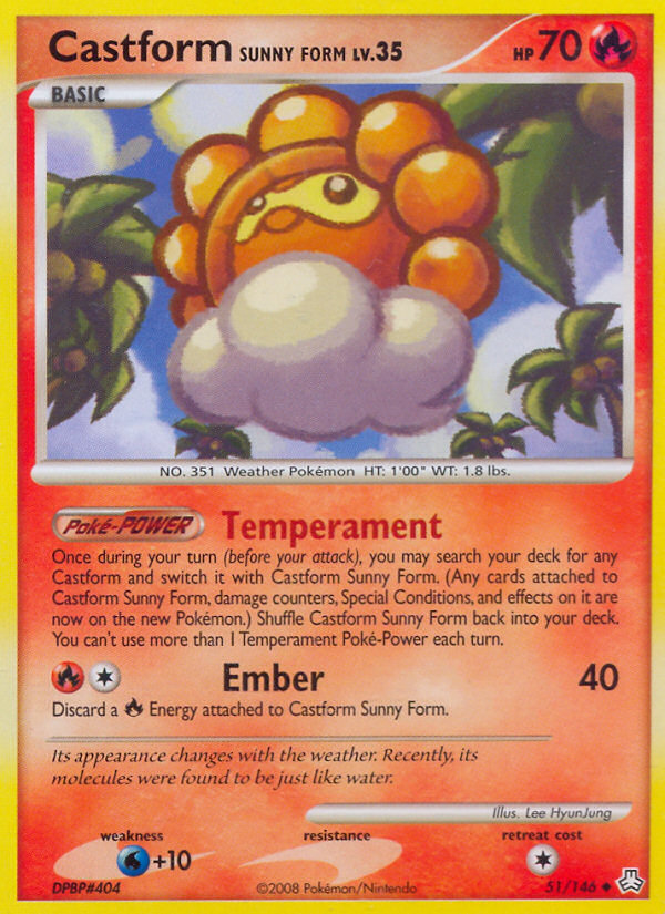 Castform Sunny Form - 051/146 - Legends Awakened