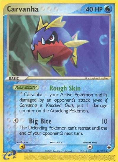 Carvanha - 051/109 - Ruby & Sapphire