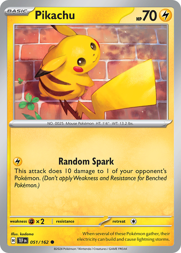 Pikachu - 051/162 - Temporal Forces