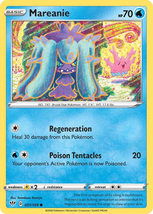 Mareanie - 051/189 - Darkness Ablaze