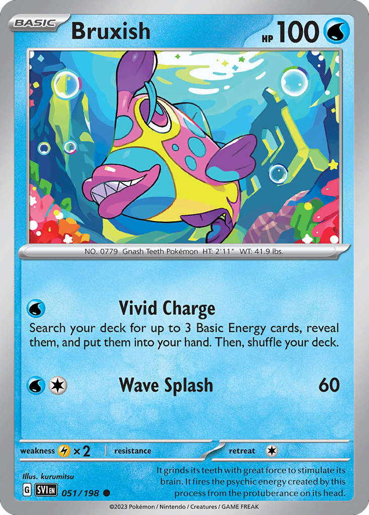 Bruxish - 051/198 - Scarlet & Violet