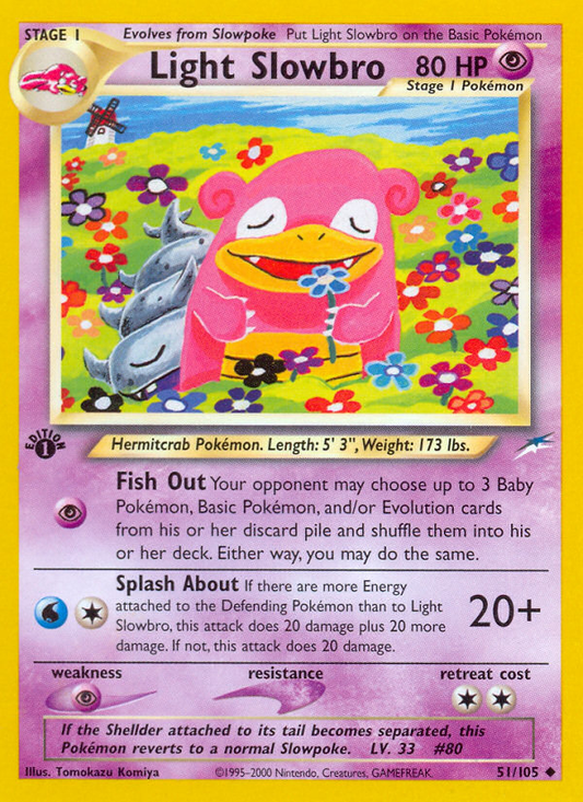 Light Slowbro - 051/105 - Neo Destiny