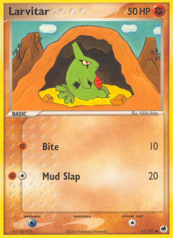 Larvitar - 051/101 - Dragon Frontiers