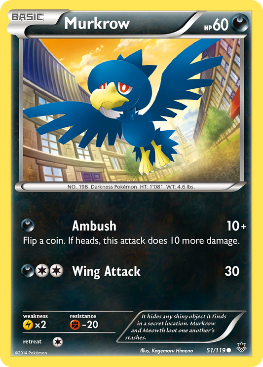 Murkrow - 051/119 - Phantom Forces