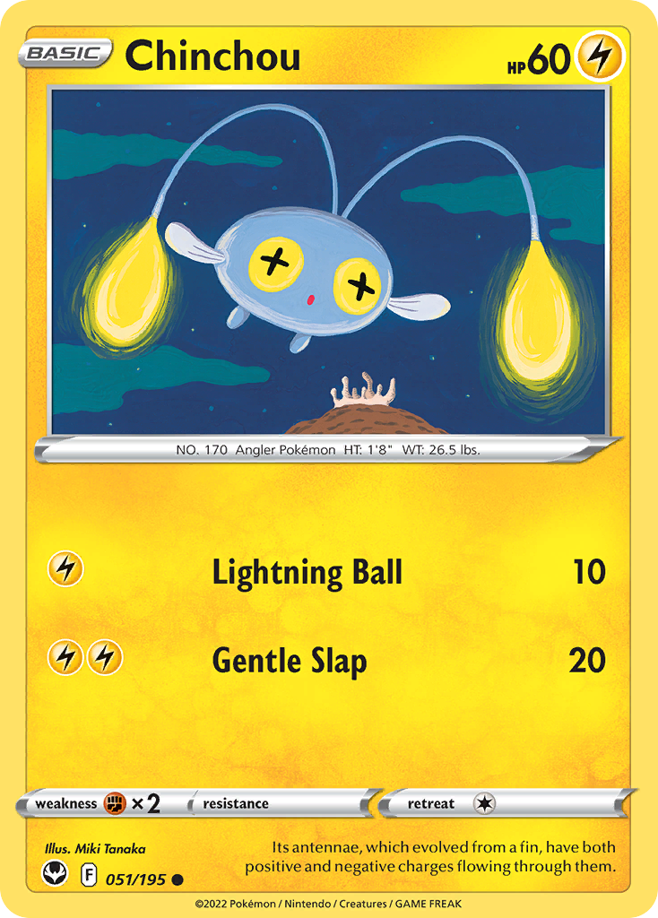 Chinchou - 051/195 - Silver Tempest