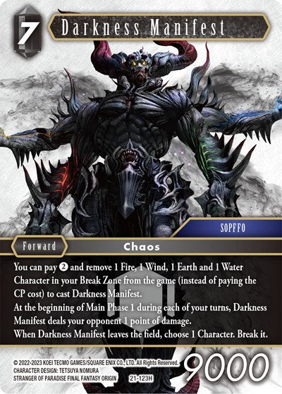 Darkness Manifest - 21-123H - Hero - Beyond Destiny
