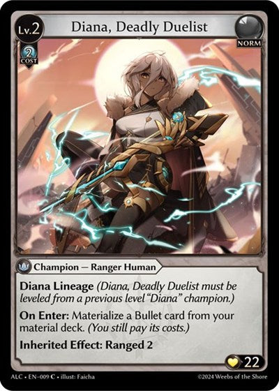 Diana, Deadly Duelist - 009 - Common - Alchemical Revolution