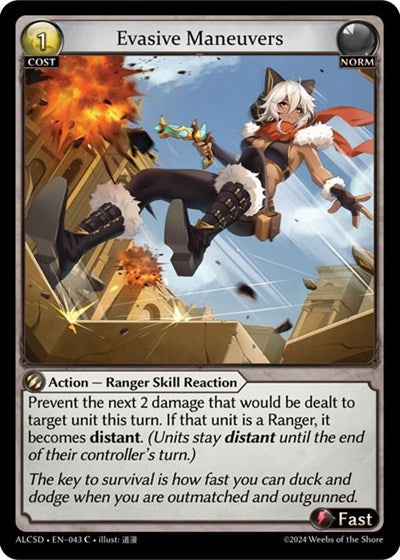 Evasive Maneuvers - 043 - Common - Alchemical Revolution Starter Decks