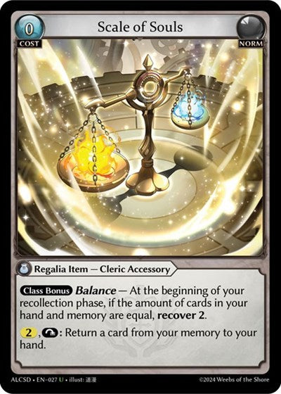 Scale of Souls - 027 - Uncommon - Alchemical Revolution Starter Decks