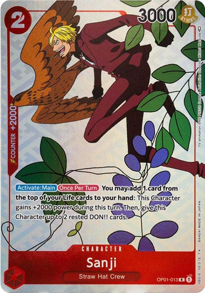 Sanji - OP01-013 - Rare (Gift Collection 2023) - One Piece Promotion Cards