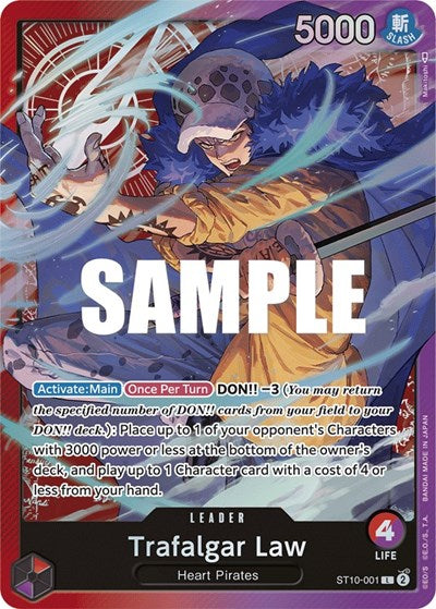 Trafalgar Law - ST10-001 - Leader - ST-10: Ultra Deck The Three Captains