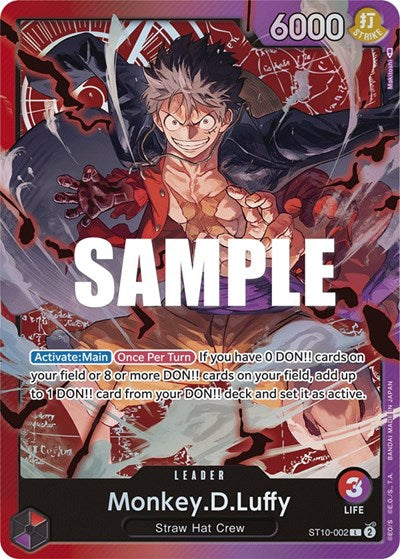 Monkey.D.Luffy - ST10-002 - Leader - ST-10: Ultra Deck The Three Captains