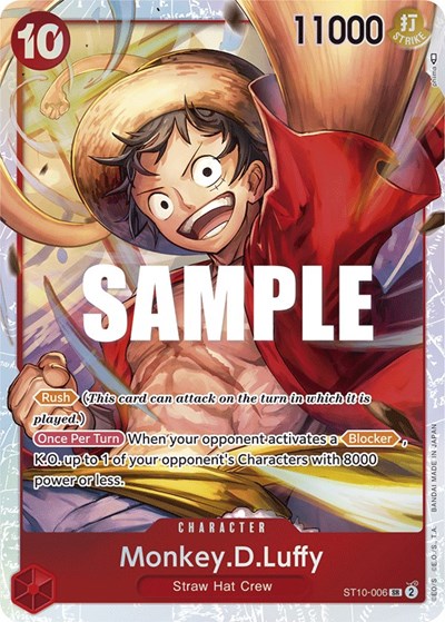 Monkey.D.Luffy - ST10-006 - Super Rare - Ultra Deck: The Three Captains