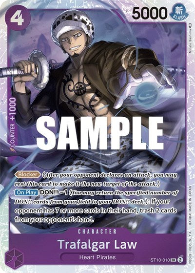 Trafalgar Law - ST10-010 - Super Rare - ST-10: Ultra Deck The Three Captains
