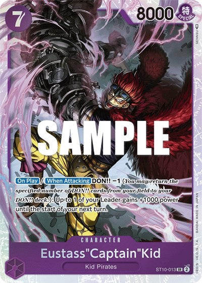 Eustass"Captain"Kid - ST10-013 - Super Rare - ST-10: Ultra Deck The Three Captains