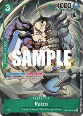 Raizo (CS 2023 Event Pack) - OP01-052 - Uncommon - One Piece Promotion Cards