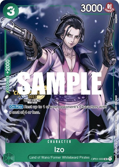 Izo (CS 2023 Celebration Pack) - OP01-033 - Uncommon - One Piece Promotion Cards