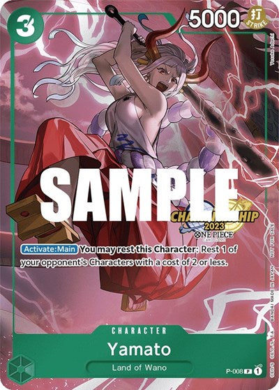 Yamato (CS 2023 Celebration Pack) - P-008 - Promo - One Piece Promotion Cards