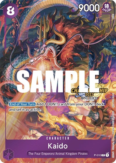 Kaido (CS 2023 Celebration Pack) - P-010 - Promo - One Piece Promotion Cards