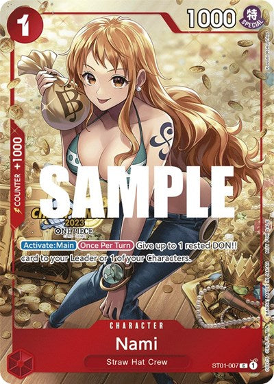 Nami (CS 2023 Celebration Pack) - ST01-007 - Common - One Piece Promotion Cards