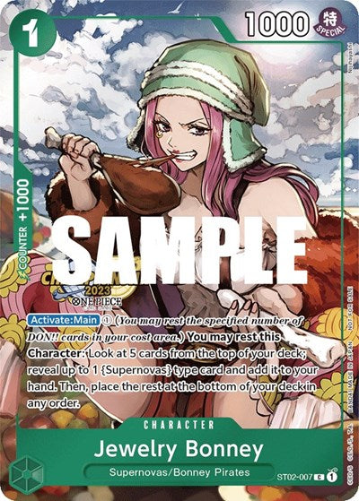 Jewelry Bonney (CS 2023 Celebration Pack) - ST02-007 - Common - One Piece Promotion Cards