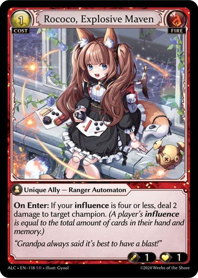 Rococo, Explosive Maven - 118 - Super Rare - Alchemical Revolution