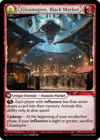 Gloamspire, Black Market - 111 - Super Rare - Alchemical Revolution