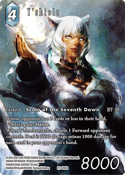 Y'shtola - 21-036H - Hero (Full Art) - Beyond Destiny