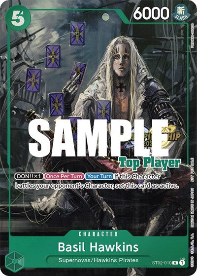 Basil Hawkins (CS 2023 Top Players Pack) - ST02-010 - Common - One Piece Promotion Cards