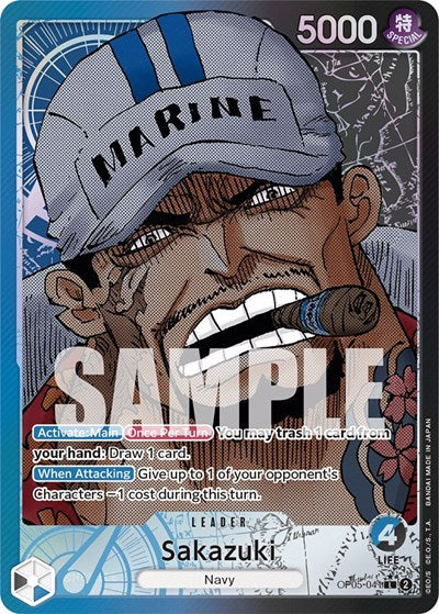 Sakazuki - OP05-041 - Leader (Alternate Art) - Awakening of the New Era