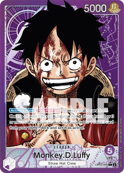 Monkey.D.Luffy - OP05-060 - Leader (Alternate Art) - Awakening of the New Era