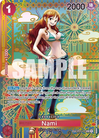 Nami - OP01-016 - Rare (Special Alternate Art) - Awakening of the New Era