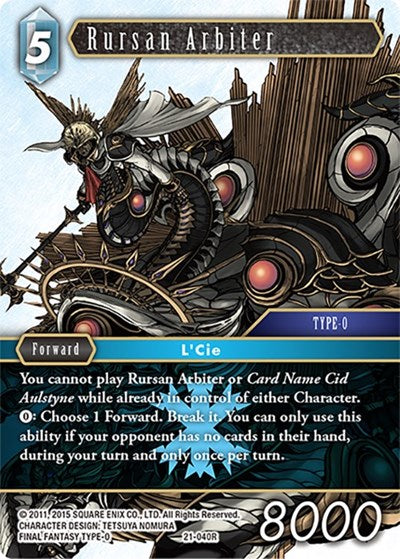 Rursan Arbiter - 21-040R - Rare - Beyond Destiny