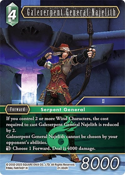 Galeserpent General Najelith - 21-056R - Rare - Beyond Destiny