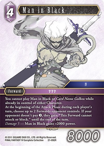 Man in Black - 21-092R - Rare - Beyond Destiny
