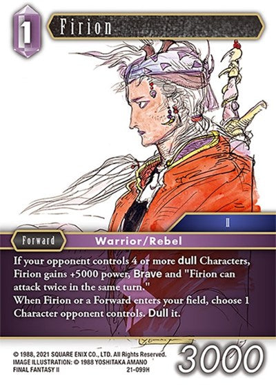 Firion - 099H - 21-099H - Hero - Beyond Destiny