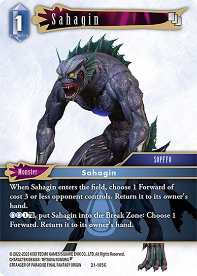 Sahagin - 21-105C - Common - Beyond Destiny