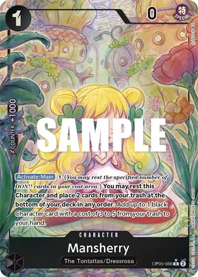 Mansherry - OP05-088 - Rare (Alternate Art) - Awakening of the New Era