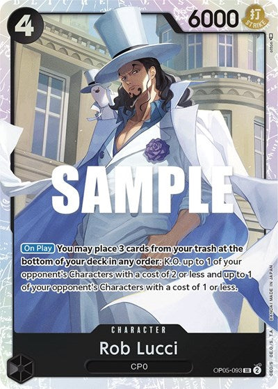 Rob Lucci - OP05-093 - Super Rare - Awakening of the New Era